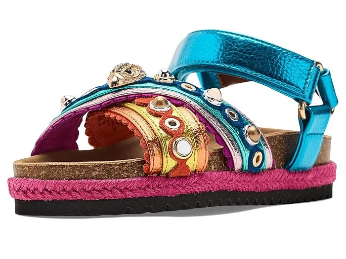 Сандалии-эспадрильи с джинсовым ремешком Mini Kensington Kurt Geiger London Kids, Multi