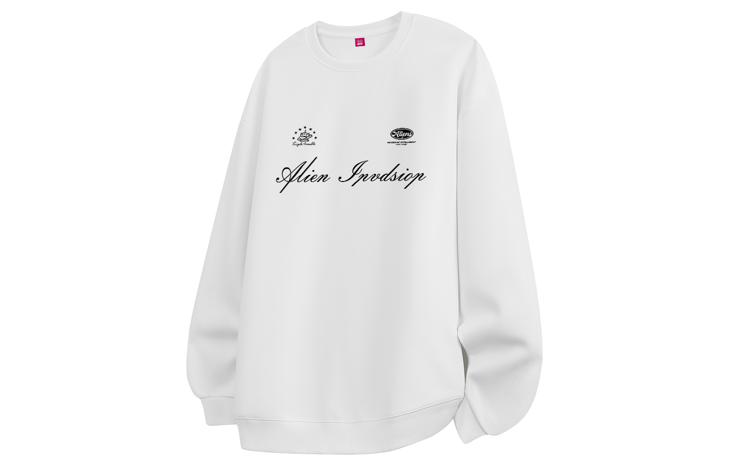 

Толстовка унисекс с круглым вырезом, средней плотности Disney, белый fleece-lined