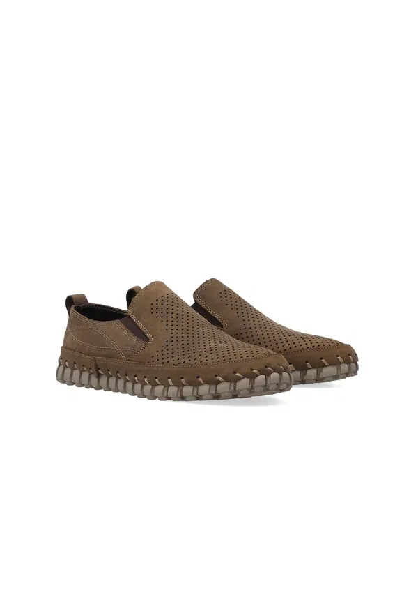 Мокасины slip-ons Venezia, цвет тауп — фото 3