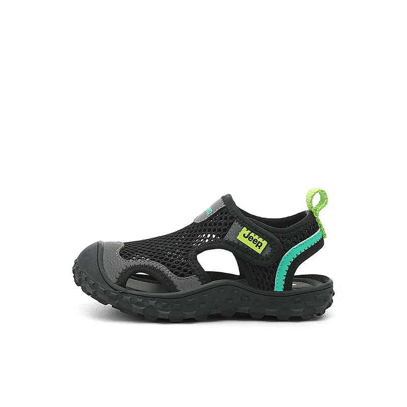 Детские сандалии slip resistant anti kick Jeep, Obsidian Black/Royal Blue