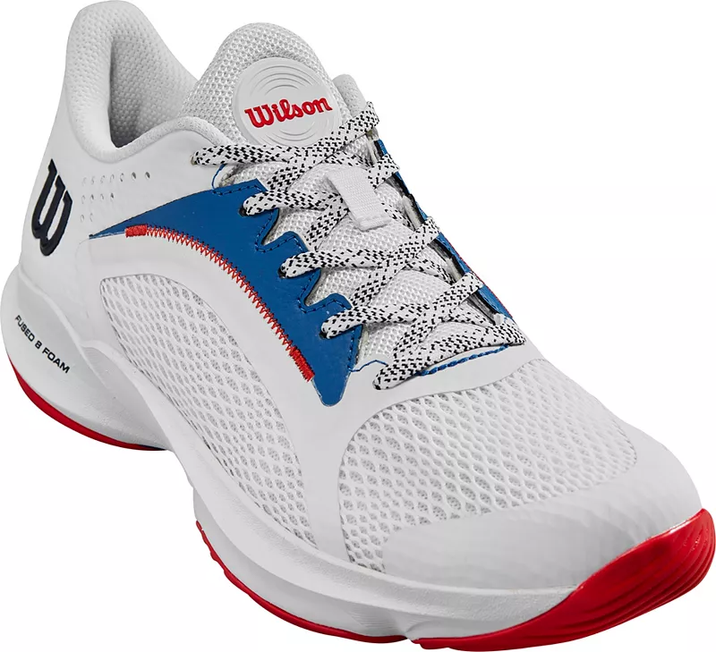 Женские кроссовки Wilson Hurakn 2.0 для весла, белый/красный/синий — фото 4
