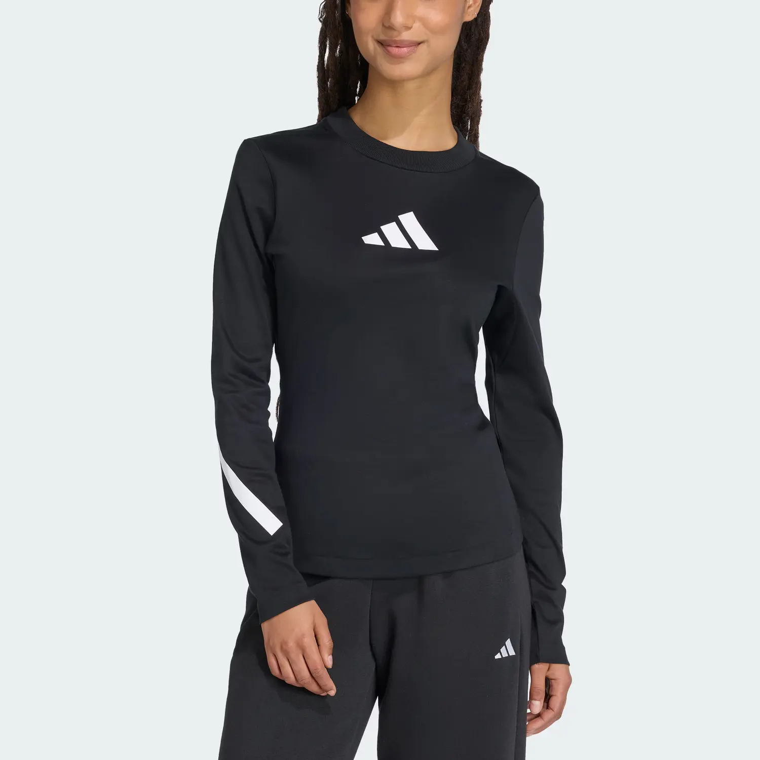 Футболка True Healing Series Regular женская Adidas, черно-белый — фото 2