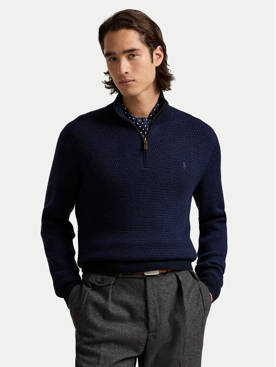 

Свитер regular fit 710948865003 Polo Ralph Lauren, синий
