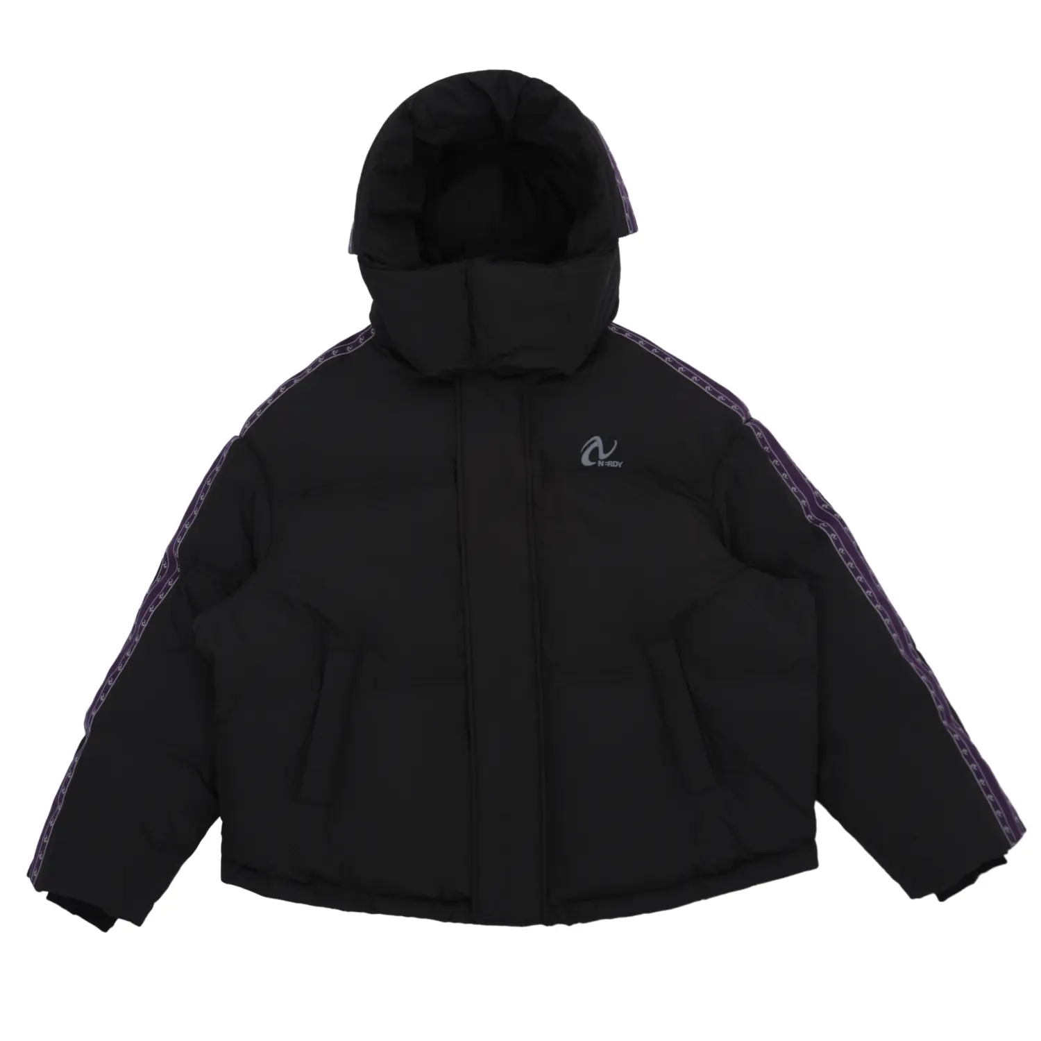 

Nerdy Пуховик унисекс черный, Black