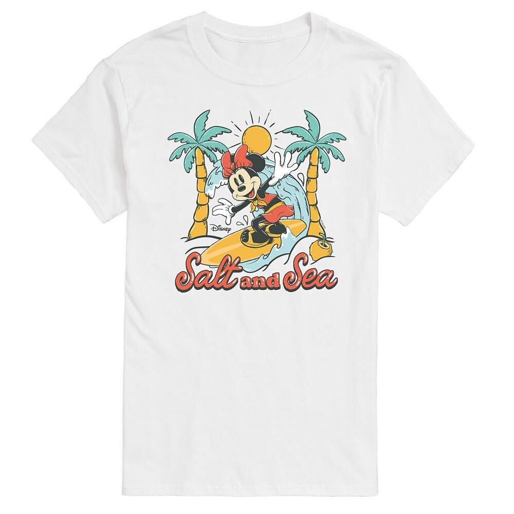 

Мужская футболка Disney's Minnie Mouse с рисунком соли и моря, белый