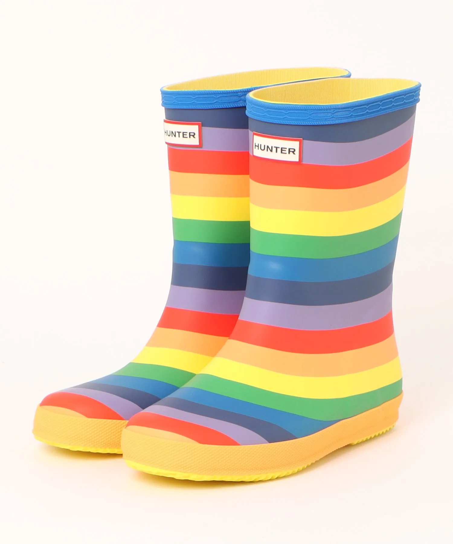Детские резиновые сапоги HUNTER Original Kids First Classic Rainbow Print Boot