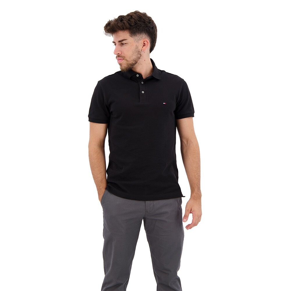 

Поло Tommy Hilfiger 1985 Slim, черный