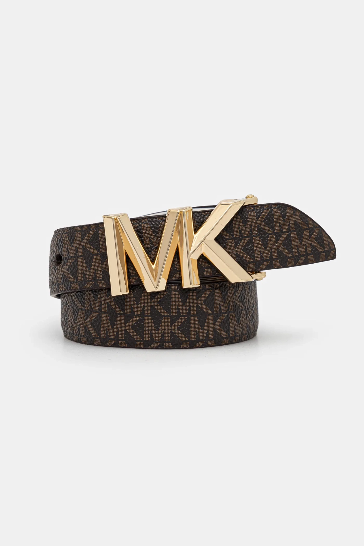 

Двусторонний кожаный ремень MICHAEL Michael Kors, коричневый