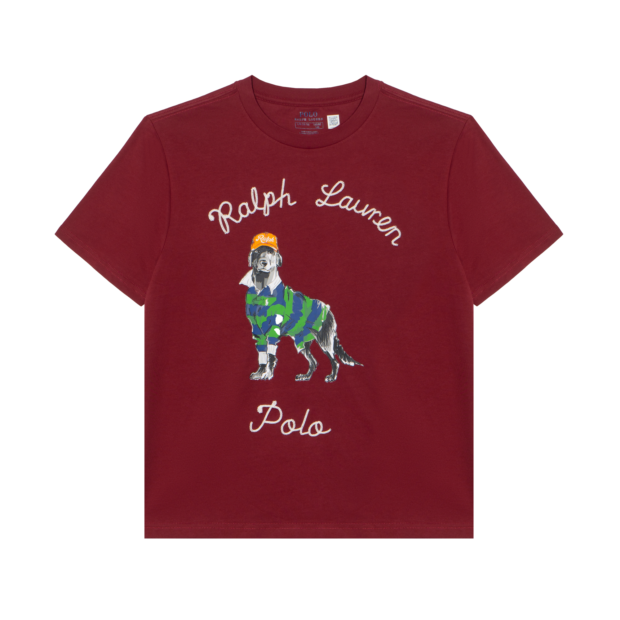 

Polo Ralph Lauren Футболка бордовая детская
