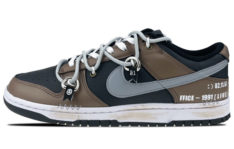 

Кроссовки для скейтбординга Dunk мужские с низким верхом/коричневые Nike, Коричневый, Кроссовки для скейтбординга Dunk мужские с низким верхом/коричневые Nike