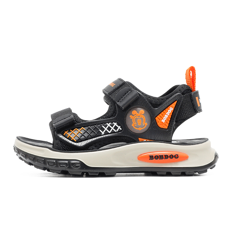 

Сандалии детские Breathable Balance Low Top BOBDOG, черный/оранжевый