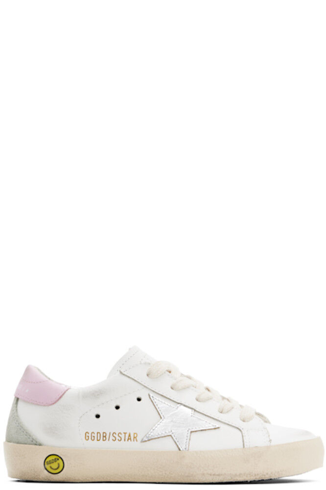 

Детские белые кроссовки Super-Star Classic Golden Goose