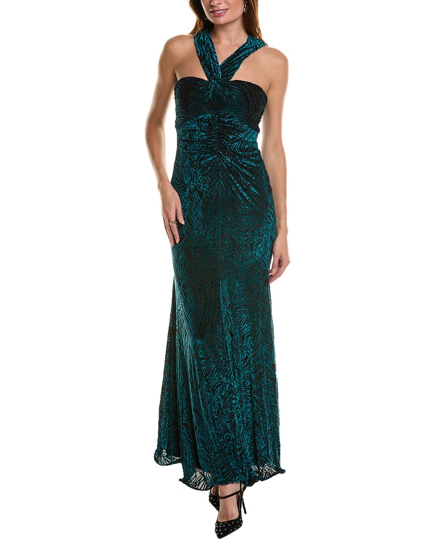 

Платье Taylor Stretch Velvet Burnout, зеленый
