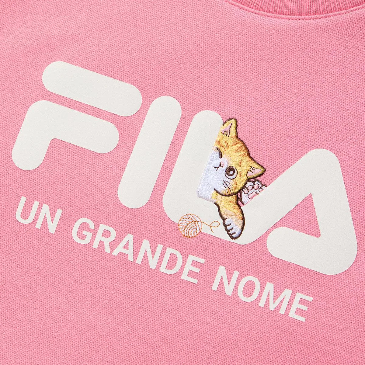 FILA KIDS Свитшот Lingxiu Pink Kids' — фото 4
