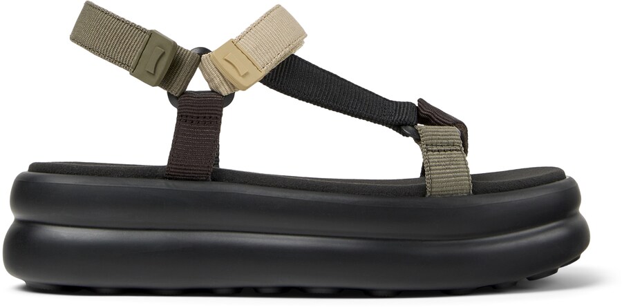 Сандалии CAMPER Pelotas Flota Up, Dark brown/Khaki — фото 2