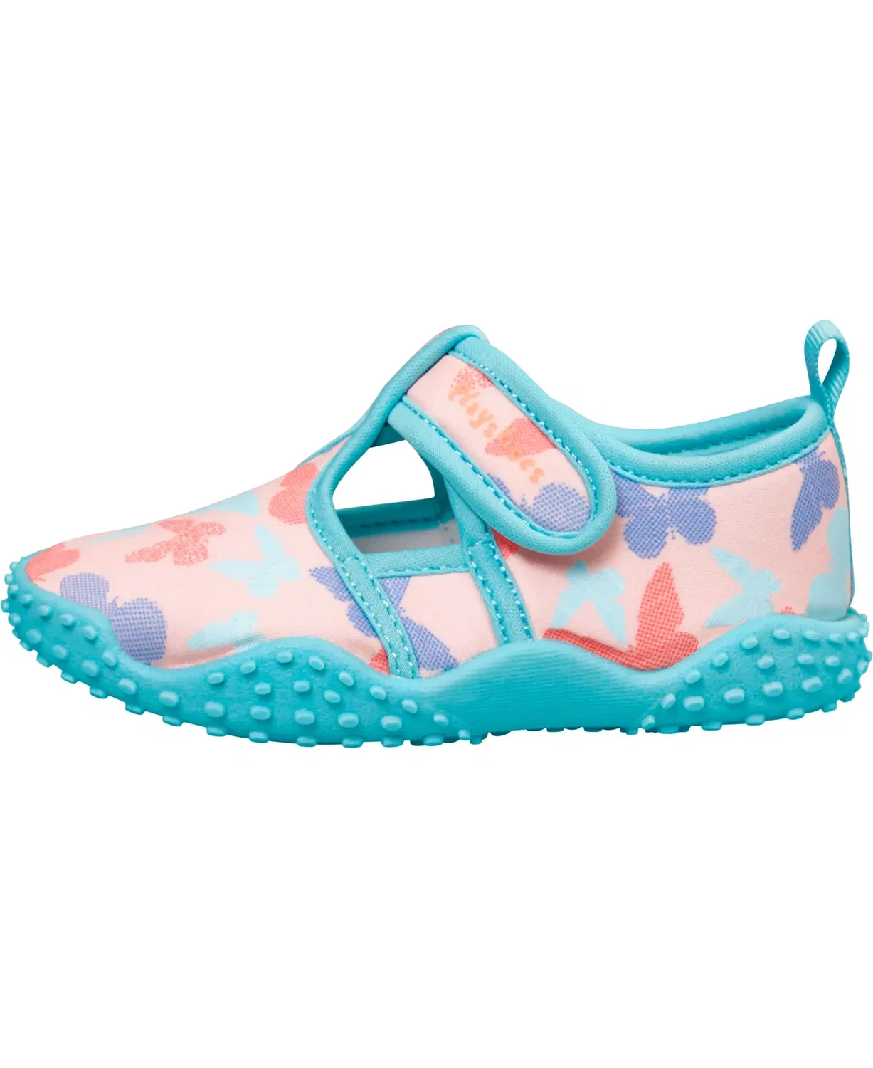 Босоножки для плавания с принтом бабочек, Playshoes, розовый