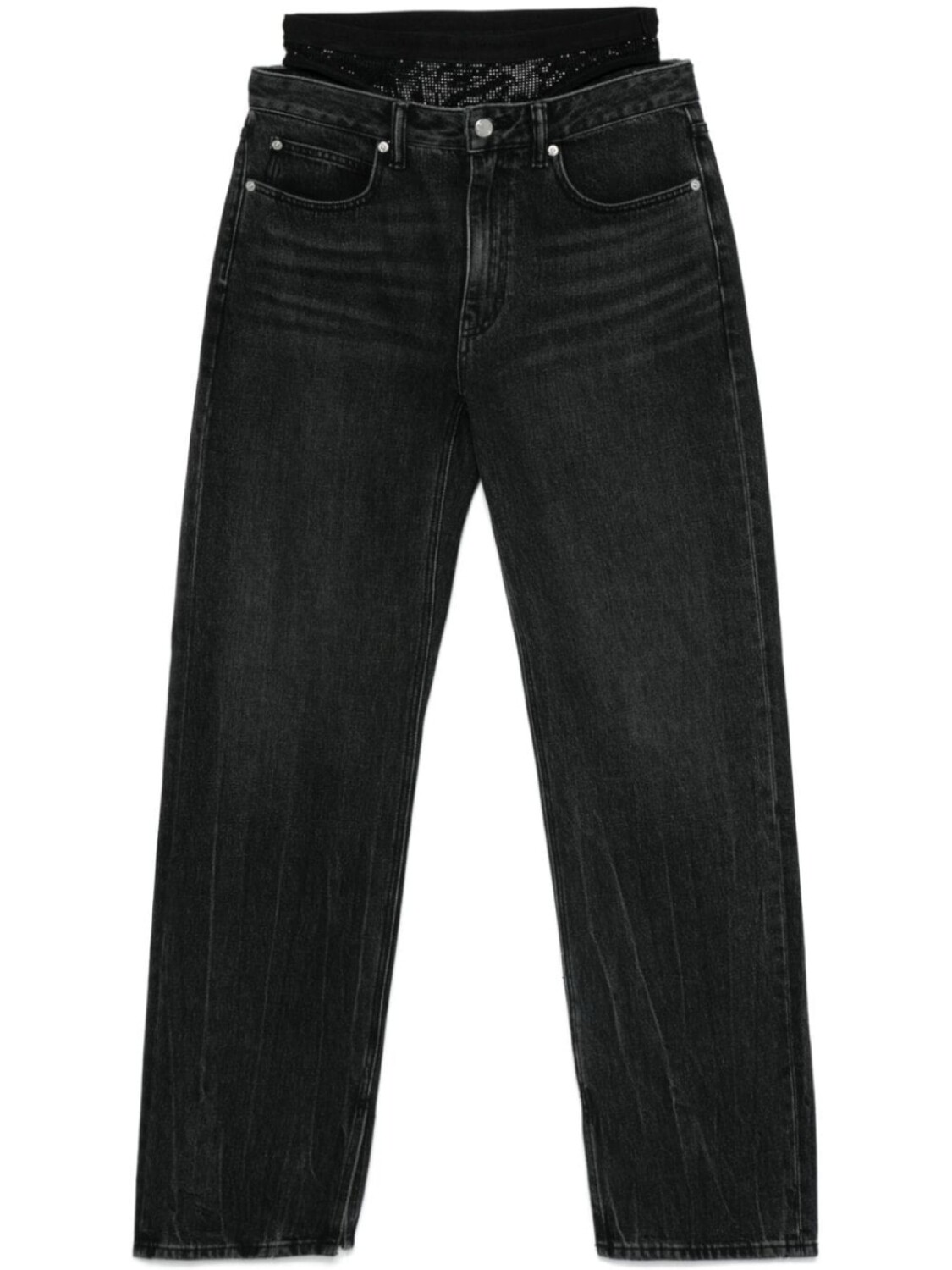 

Alexander Wang многослойные джинсы, серый