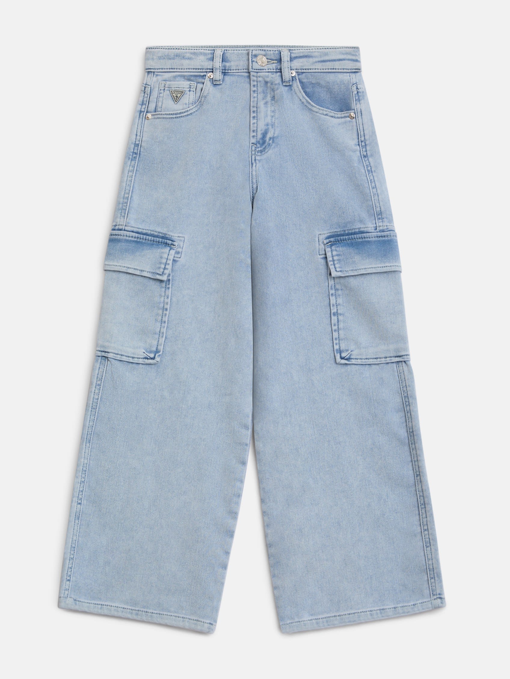 

Джинсы карго Angelique Wide-Leg (7-16) Guess Factory, Light Wash