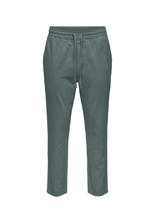 

Брюки брюки из саржи с укороченным кроем Only & Sons, зеленый