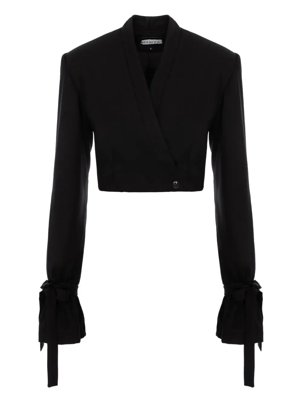 

Киото жакет-накидка с завязками Hamza, черный
