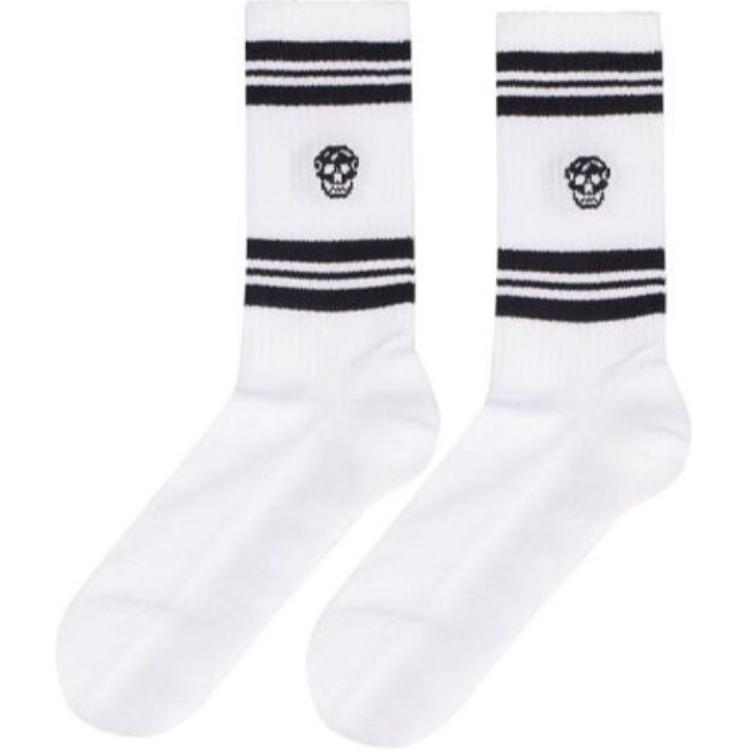 

Мужские носки до середины икры Alexander McQueen белые