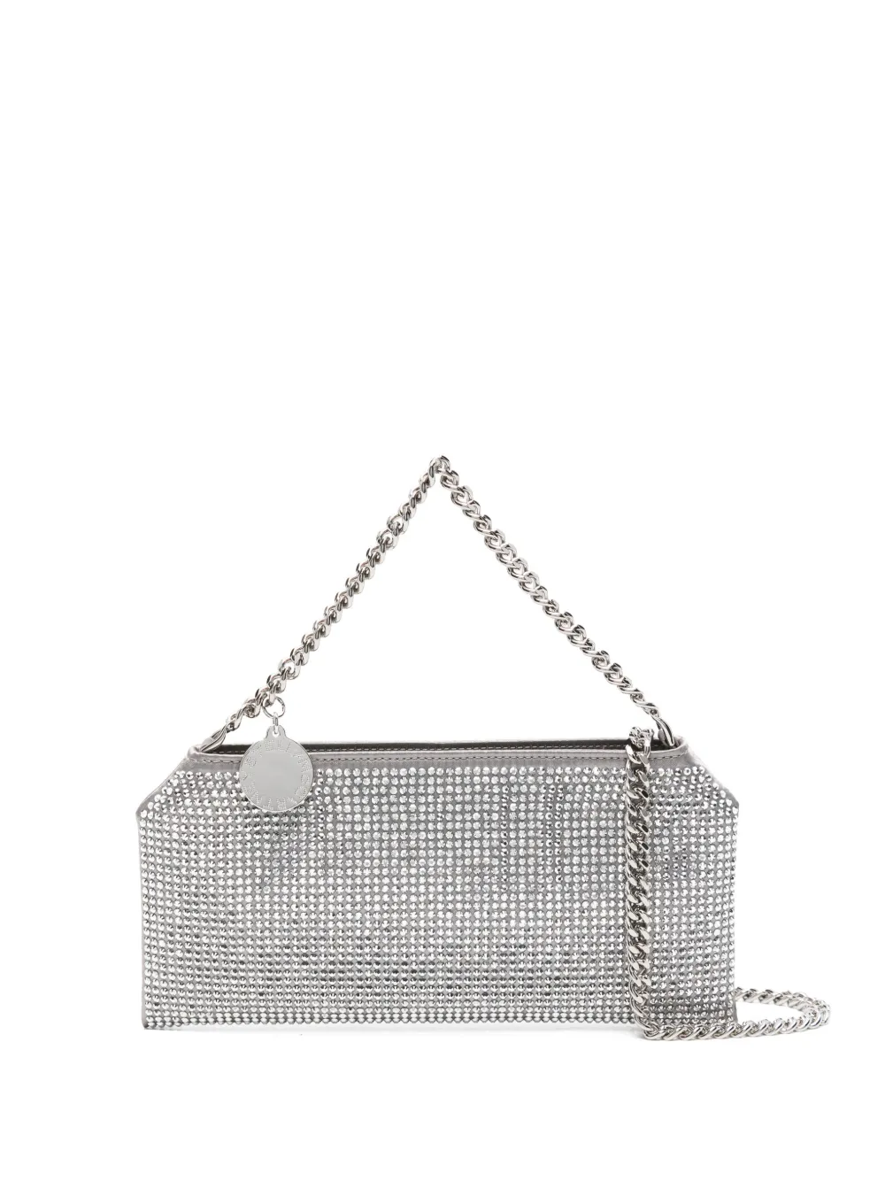 

Маленькая сумка через плечо Falabella с кристаллами STELLA MCCARTNEY, серебряный