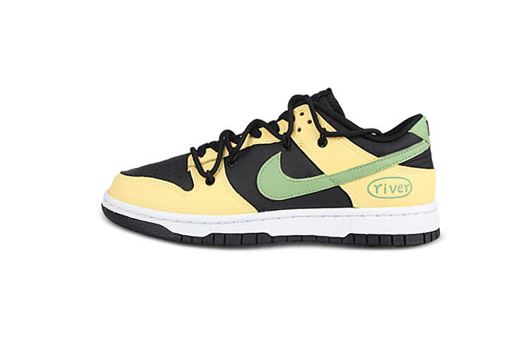 

Кроссовки Nike Dunk Skateboard Shoes Men Low-Top Green Yellow/White