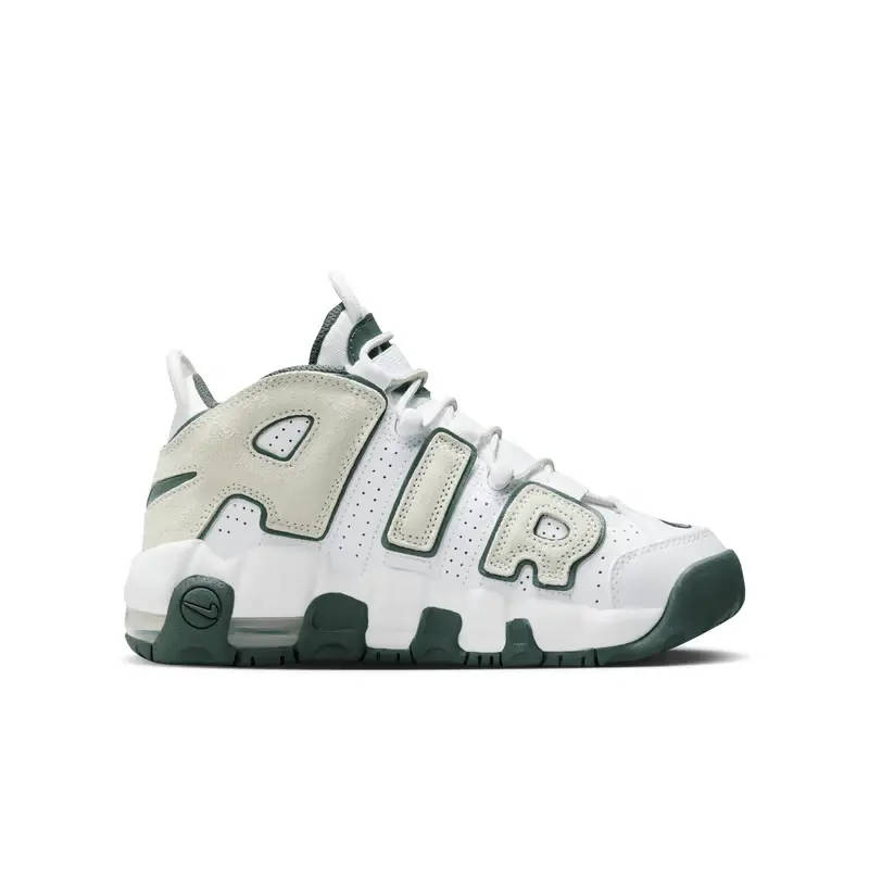 Nike Air More Uptempo 'White Vintage Green' GS, Белый Зеленый — фото 2