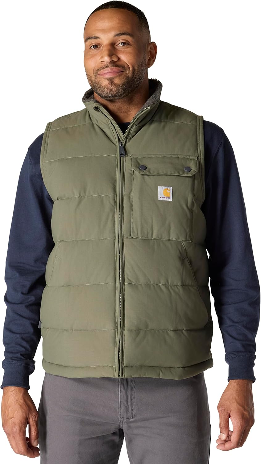 

Carhartt мужская утепленная жилетка Montana Loose Fit, Dusty Olive