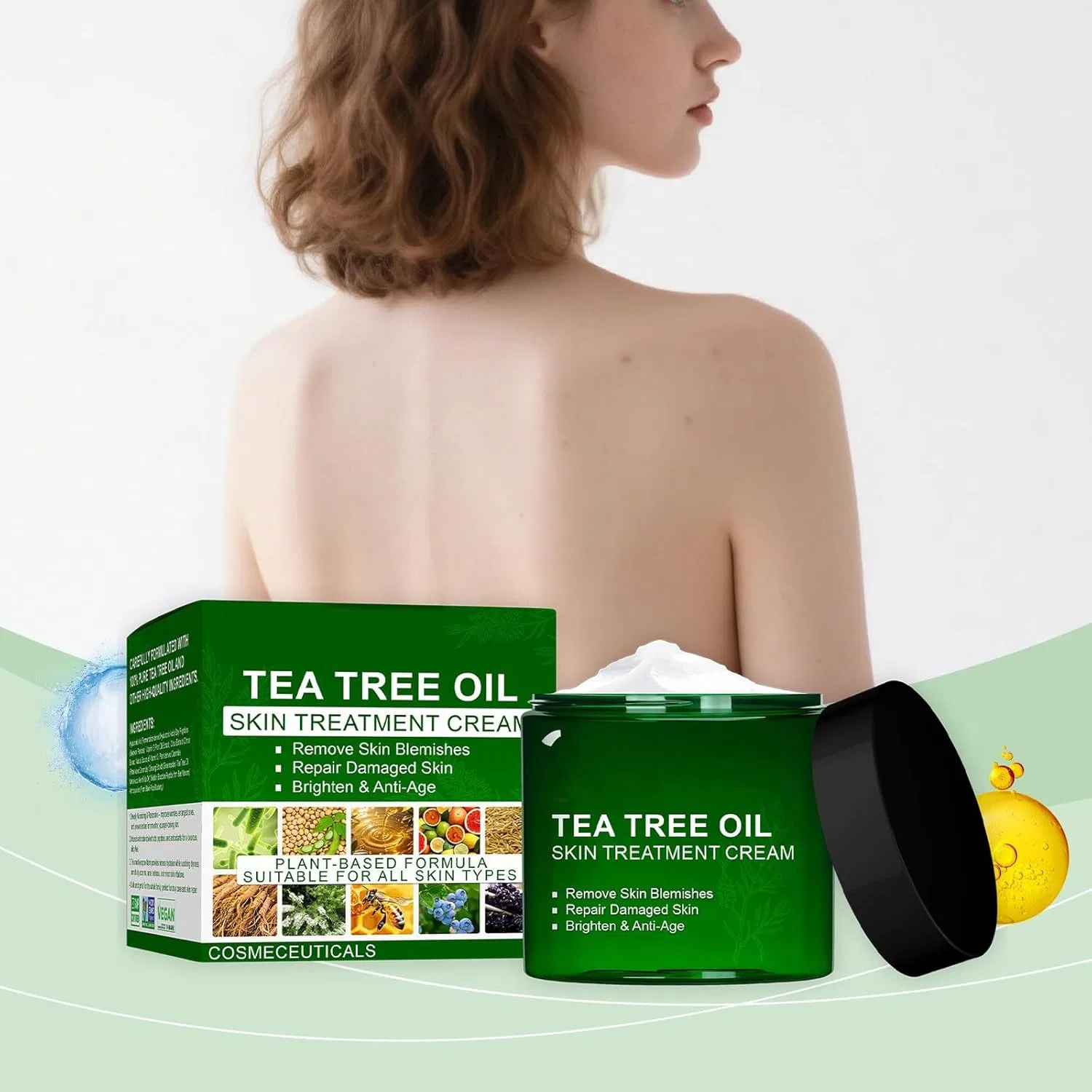 Крем для лица — С маслом чайного дерева для лица и тела ( .) Generic, Tea Tree Oil Cream — фото 2