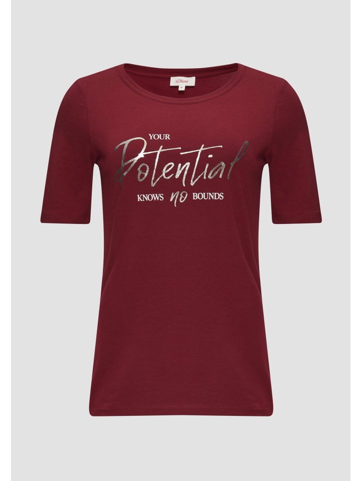 

Футболка цвета 38D3_рубиново-красный s.Oliver