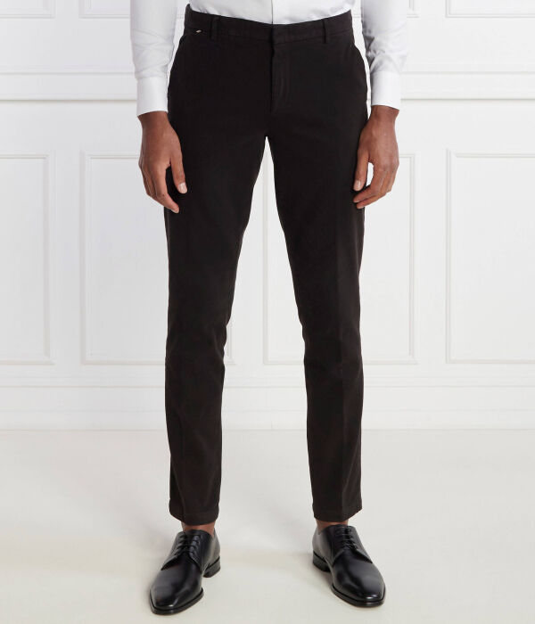 

Брюки чинос kaito1 Slim fit Boss, черный