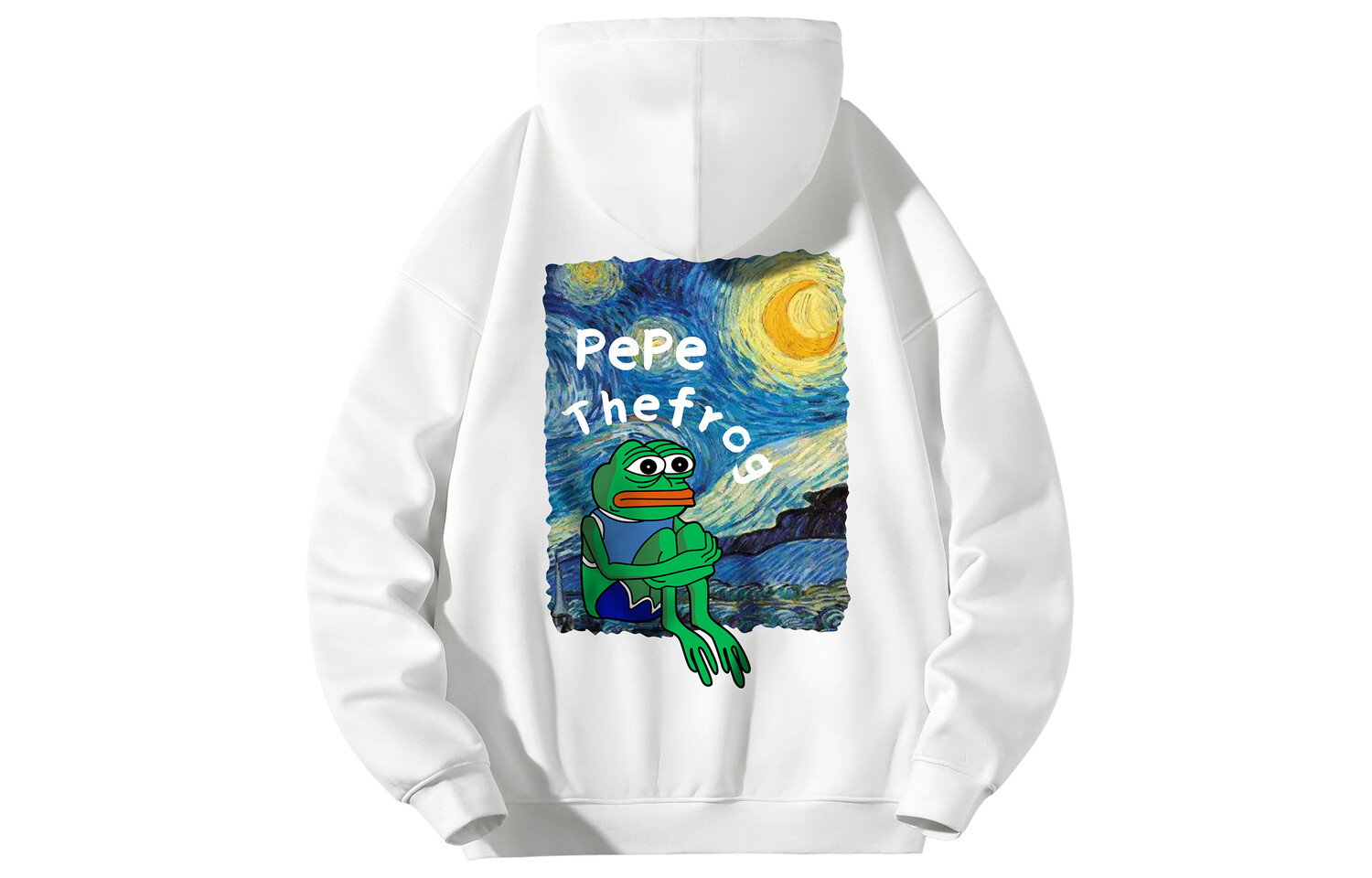 

pepe the frog Толстовка унисекс «Лягушка Пепе», Белый