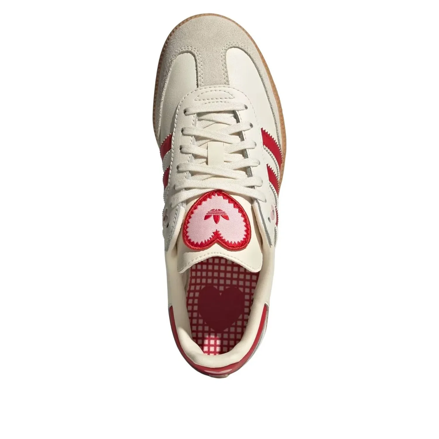 Кеды (GS) Adidas Samba OG «День святого Валентина», красный — фото 4