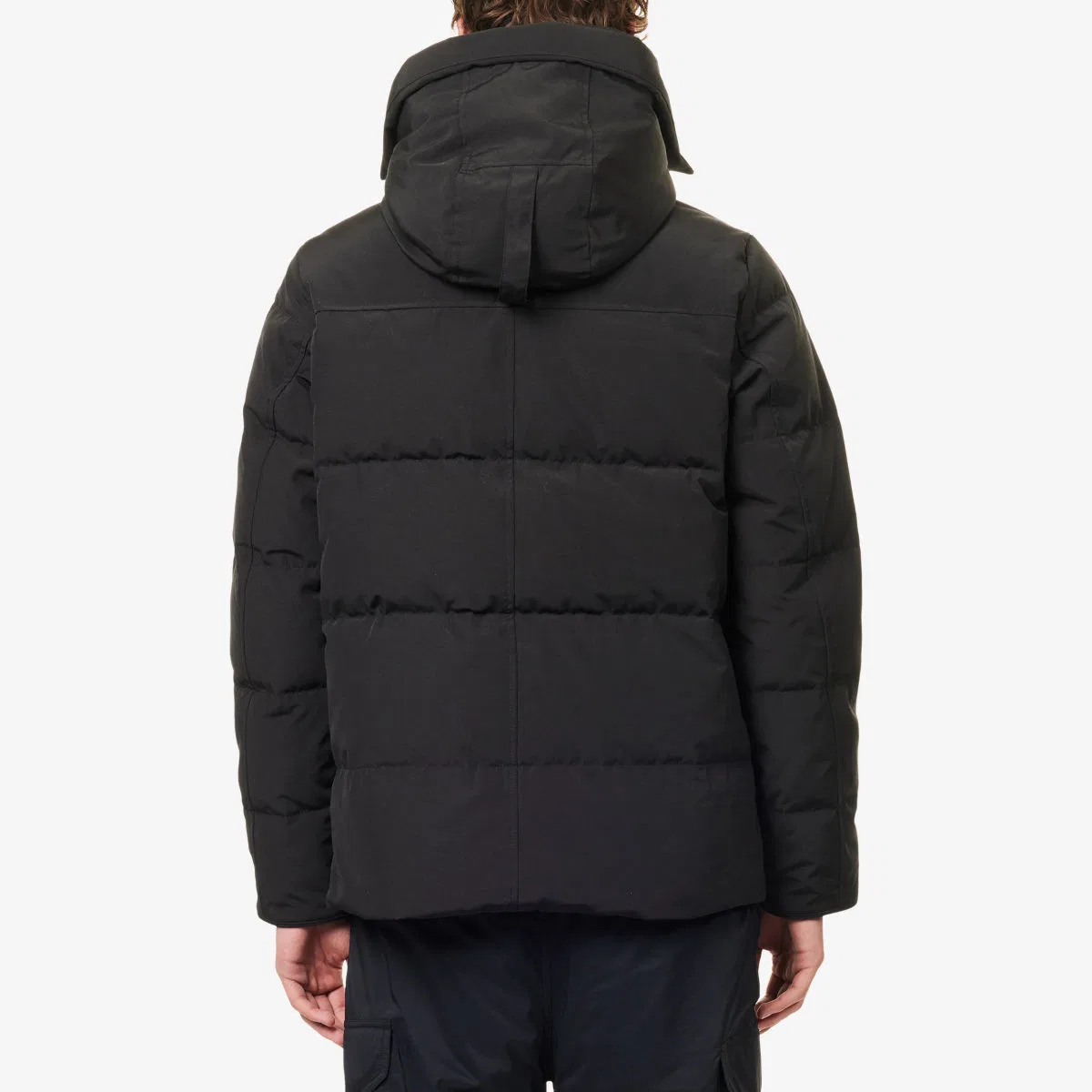 Парка Wyndham с капюшоном из тканого пуха Canada Goose, черный — фото 4