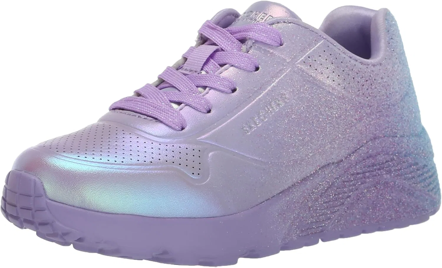 Детские кроссовки для девочек Uno Lite-Metallic Shimmers Skechers, Lavender/Multi