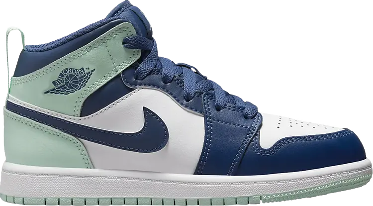 

Кроссовки Air Jordan 1 Mid PS Blue Mint, синий, Синий;черный, Кроссовки Air Jordan 1 Mid PS Blue Mint, синий