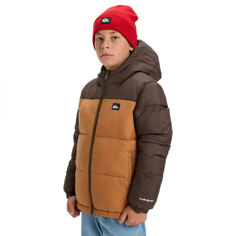 Куртка утепленная Cold Days Quiksilver, коричневый — фото 3