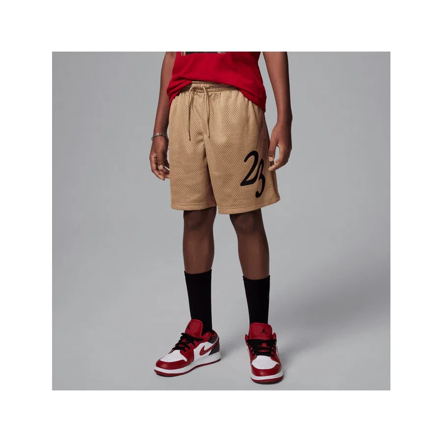 Шорты спортивные с сеткой Jordan Mvp Mesh Short Nike, Кремовый
