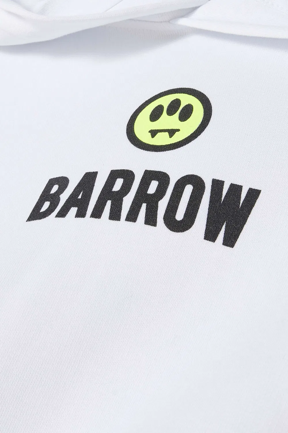 Худи оверсайз из хлопкового флиса Barrow, белый — фото 4