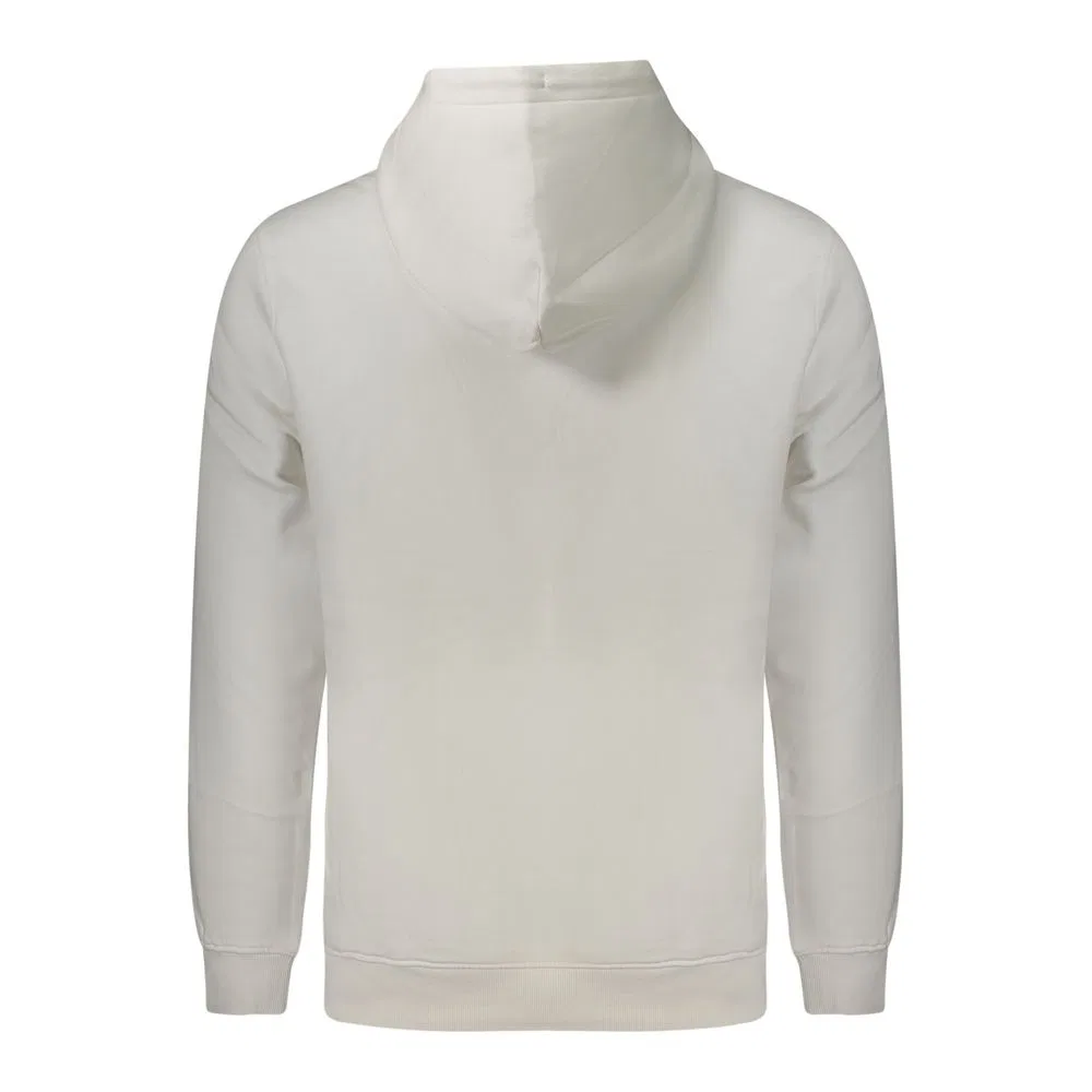 Мужской свитшот с капюшоном и принтом логотипа Tommy Hilfiger, White — фото 2