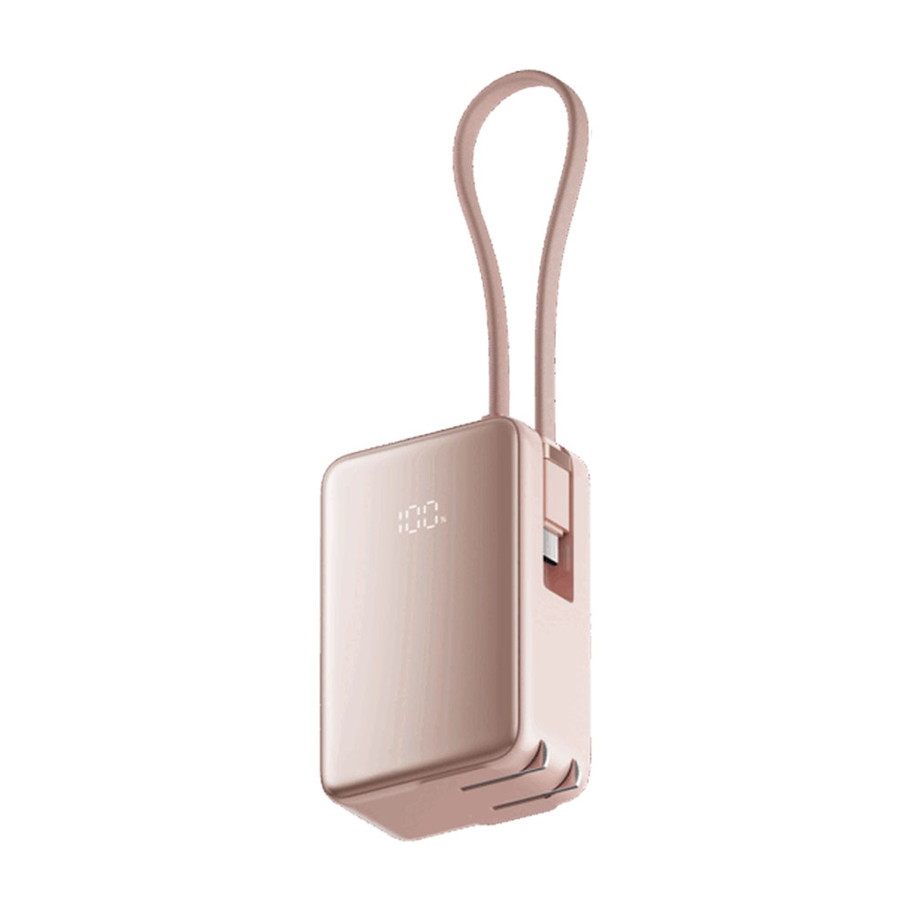 

Портативный аккумулятор внешний Xiaomi Power Bank 5000 33W, розовый