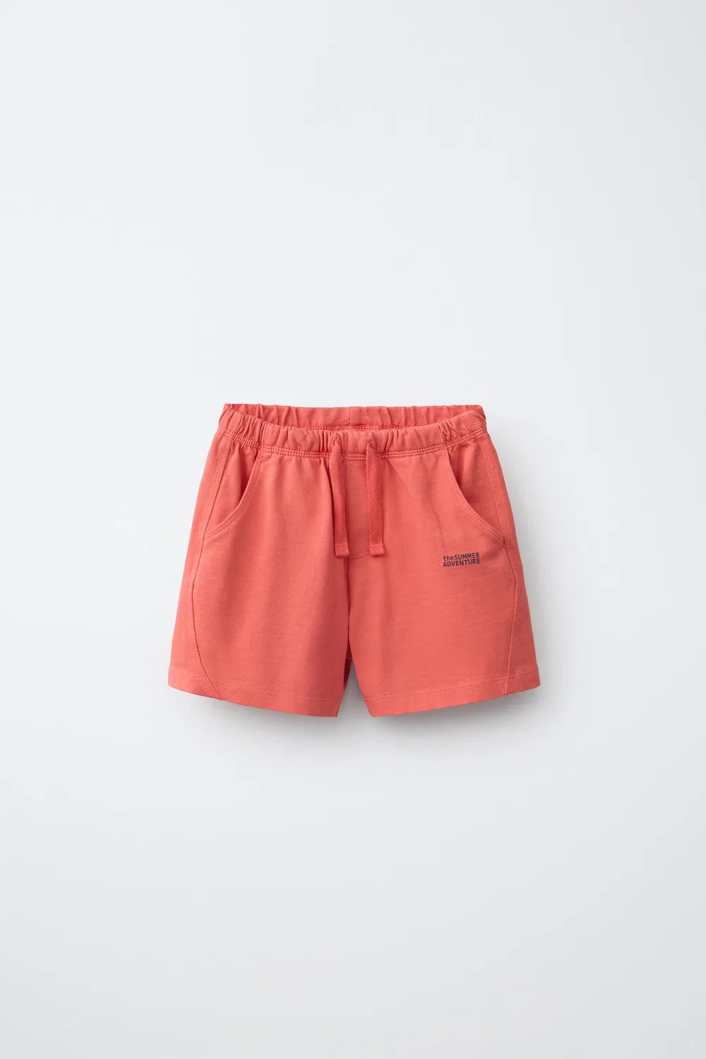 Плотные бермудские шорты ZARA, Coral Red