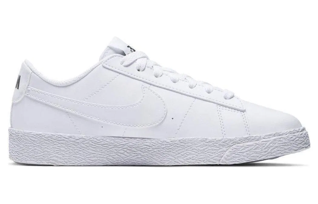Детские кроссовки для скейтбординга с низким профилем Blazer Low White GS Nike, Белый — фото 3