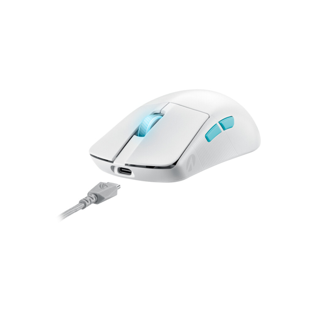 Беспроводная игровая мышь ASUS ROG Harpe Ace Aim Lab edition, белый — фото 4