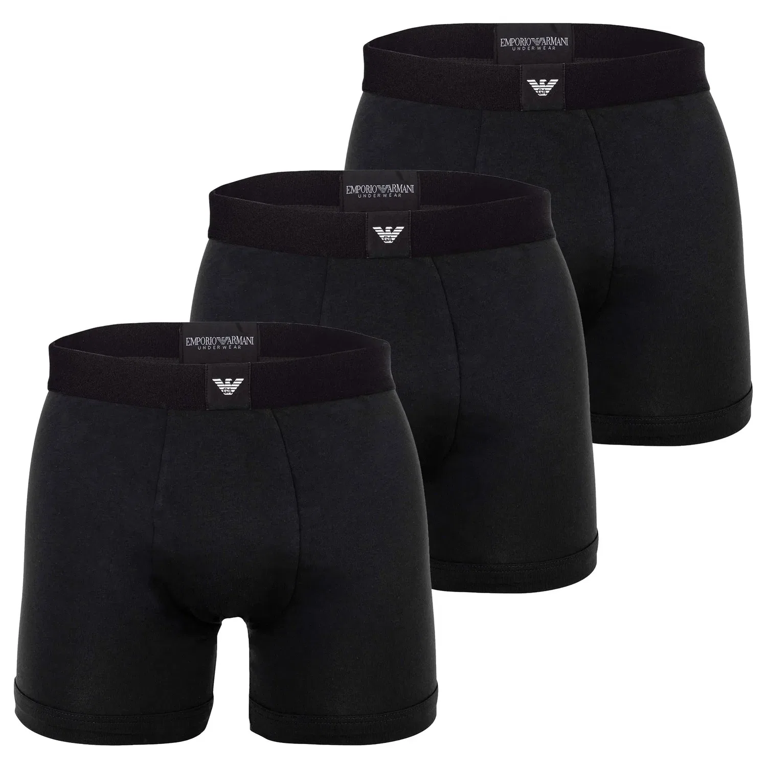 Мужские боксеры 3 шт Emporio Armani, Black