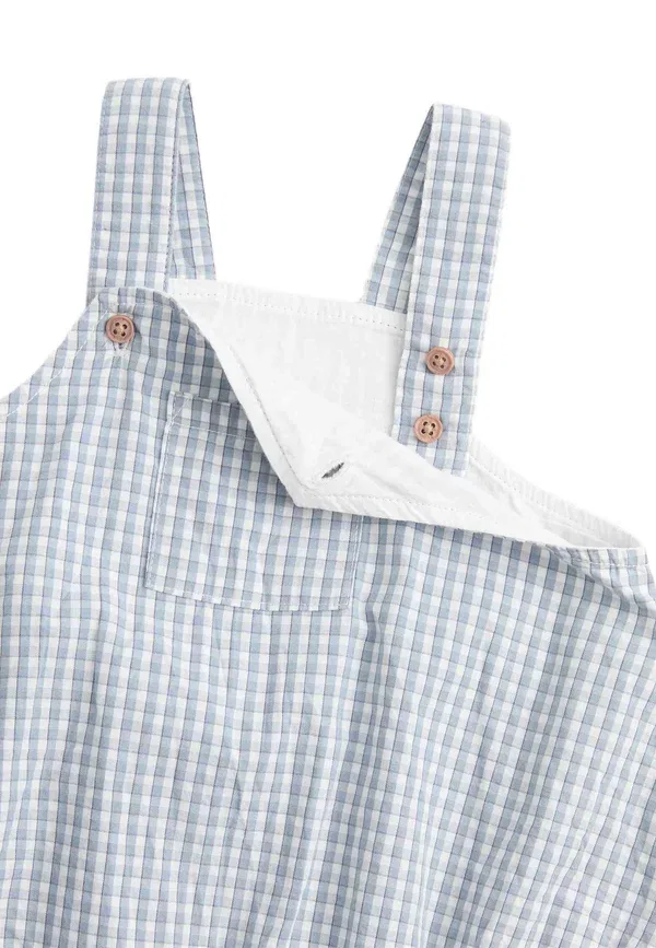 Комплект из топа и брюк в клетку Gingham outfit set Marks & Spencer, Light Duck Egg — фото 2