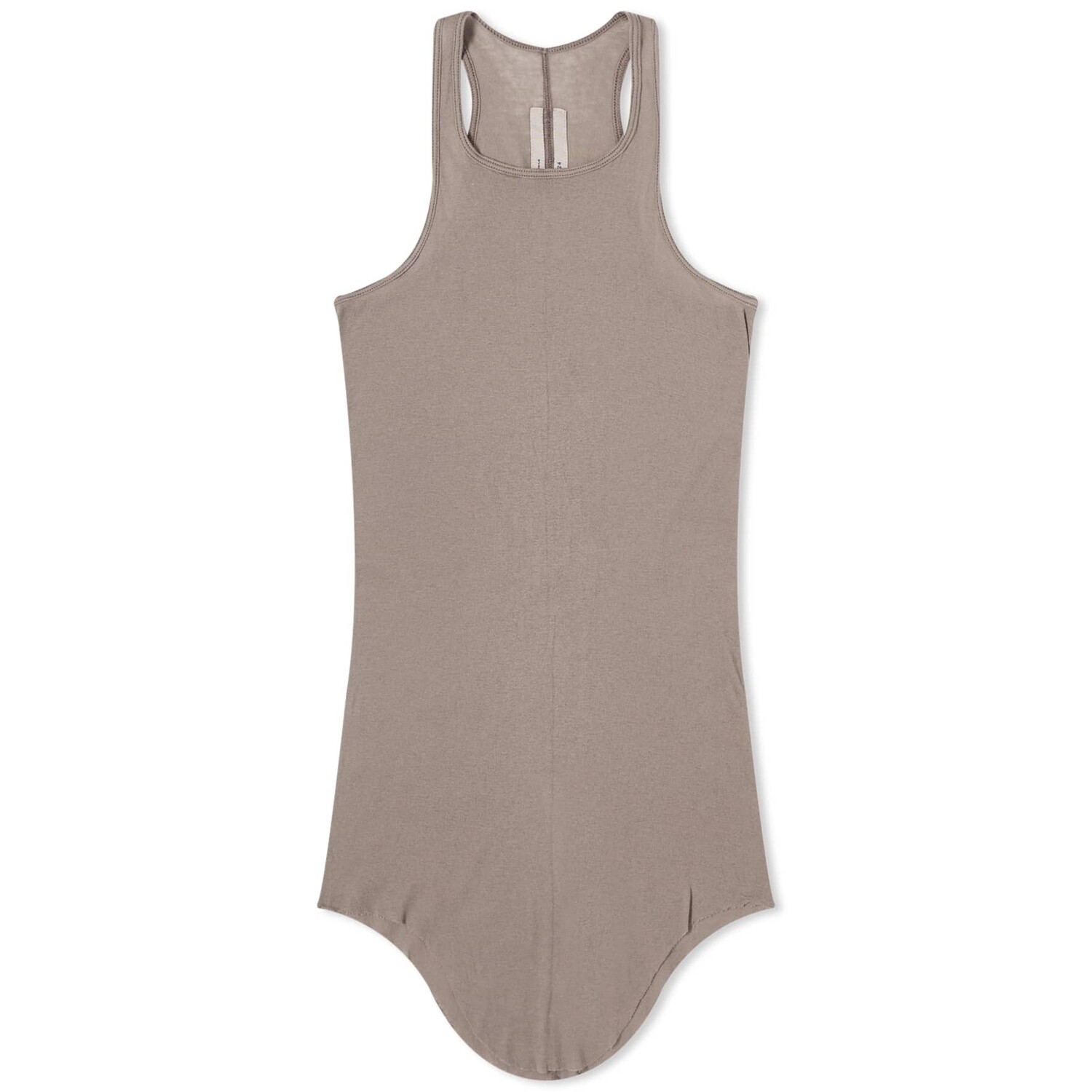 

Топ Rick Owens Basic Rib, серо-бежевый