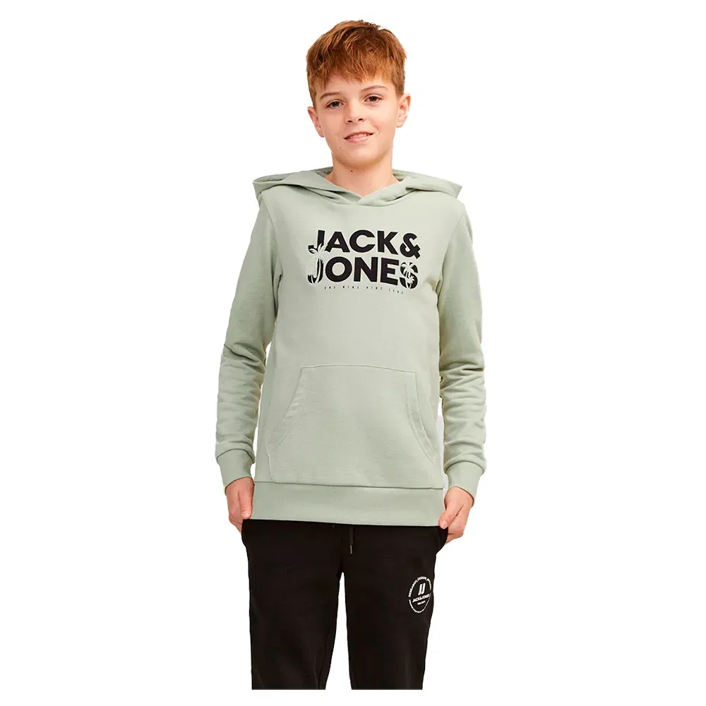 Худи с вышивкой пальмы Jack & Jones, бежевый