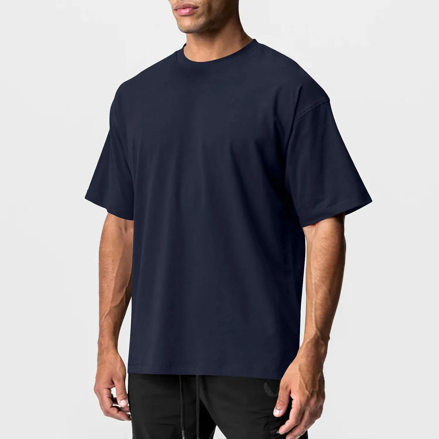 Мужская футболка с круглым вырезом Summer Classic Tops, Dark Blue — фото 2